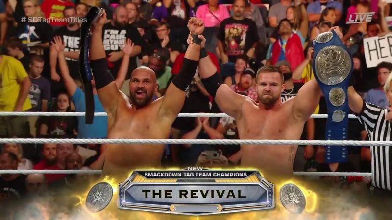 The Revival are the new SmackDown tag-team champions!