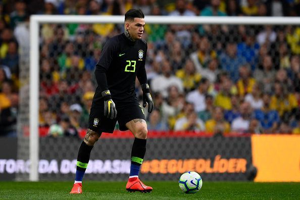 Brazil&#039;s Ederson Moraes