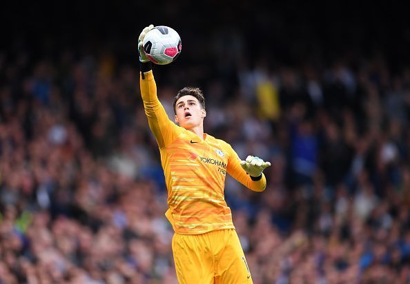 Kepa earned his first clean sheet of the season