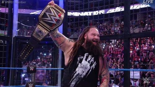 Wyatt ended John Cena's record 16th World title reign at Elimination Chamber 2017