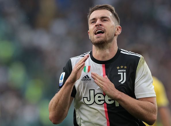 Ramsey opened his Juve account with a 25 yarder