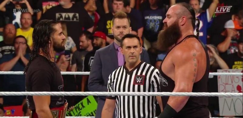 Braun Strowman challenged Seth Rollins for the WWE Universal Championship at WWE Clash of Champions