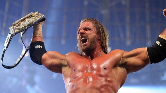 Triple H: Won and lost the WWE belt versus Randy Orton