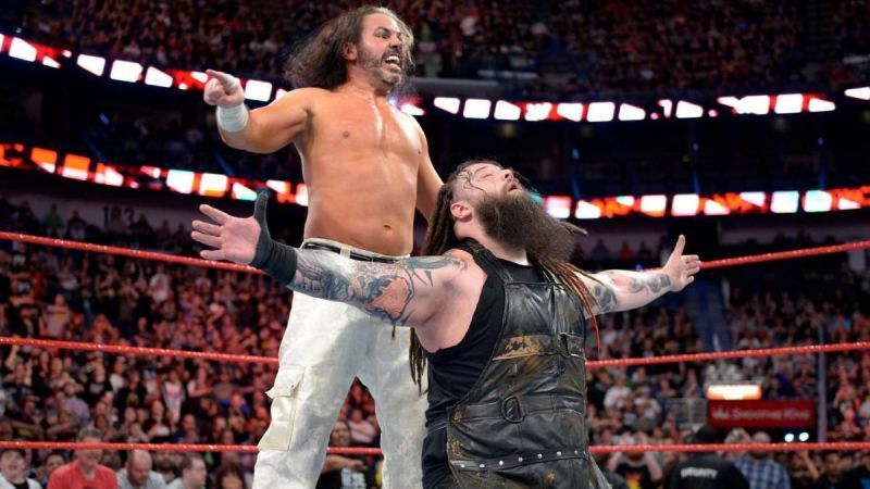 Hardy and Wyatt have feuded, but also became RAW Tag Team Champions last year.