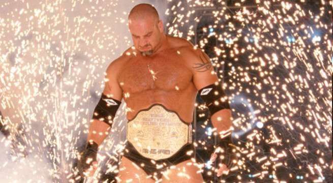 It is almost impossible to imagine a Goldberg entrance without his signature pyrotechnics