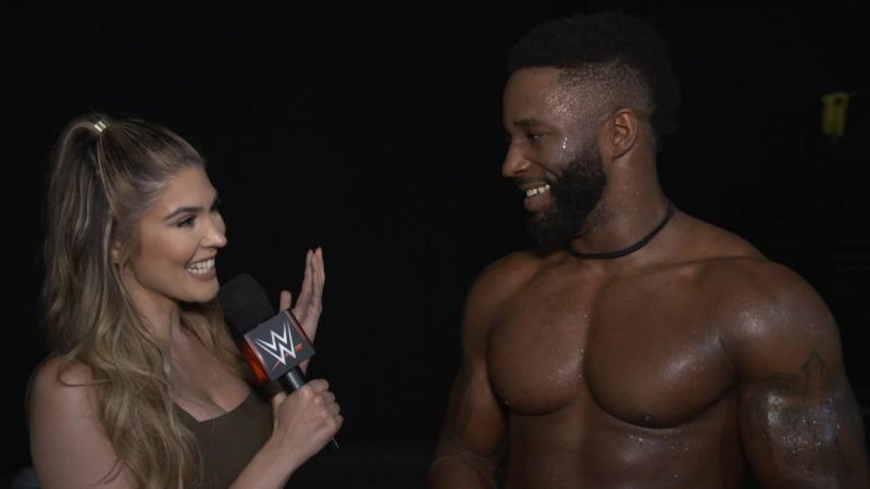 Cathy Kelley interviewing Cedric Alexander