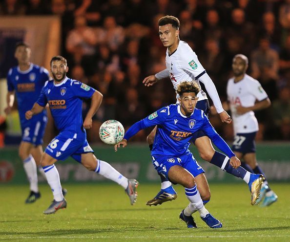Colchester United v Tottenham Hotspur - Carabao Cup Third Round