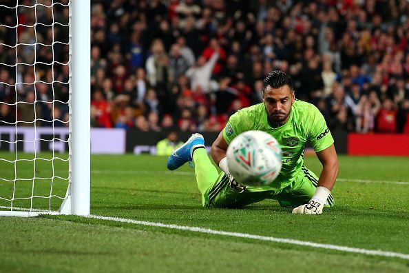 Sergio Romero saved in the shootout.