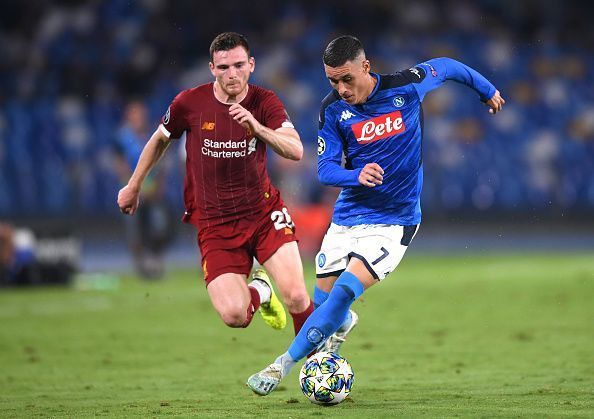 Liverpool suffered a 2-0 defeat against Napoli in the first game of the group stages.