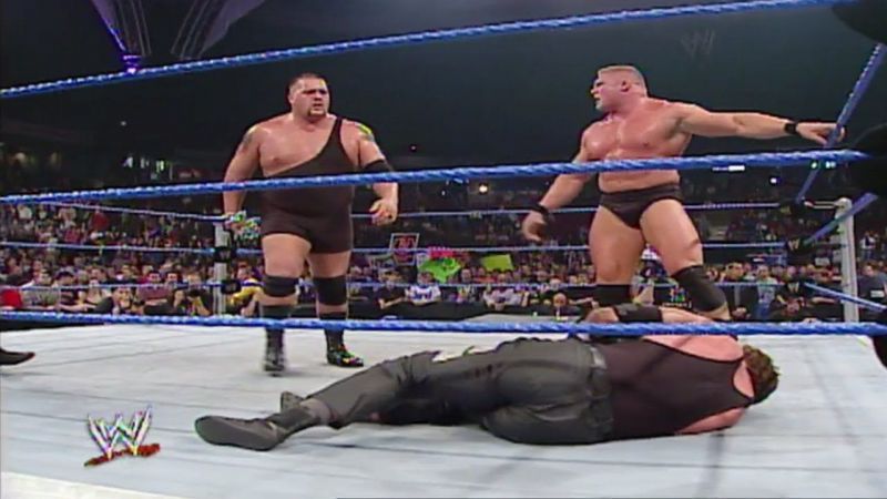 Big Show and Brock Lesnar