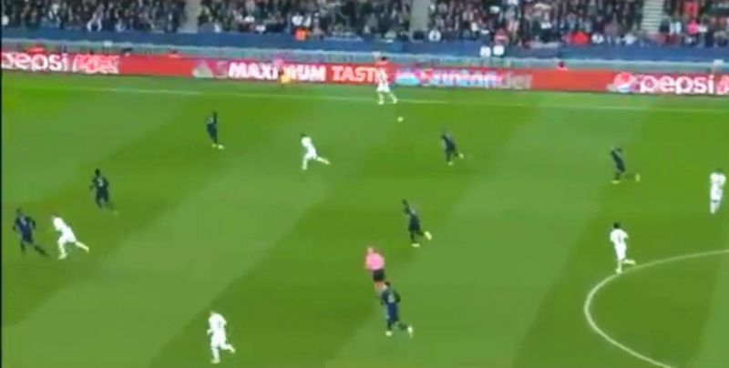 There was a huge gap between Real Madrid's midfield and defence-line