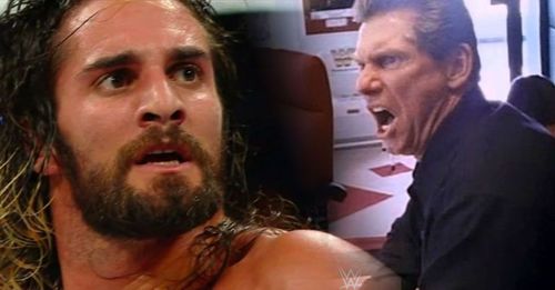 Seth Rollins ad Vince McMahon