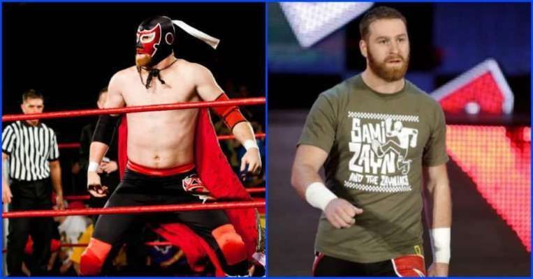 Sami Zayn used to wear a mask under the name of El Generico