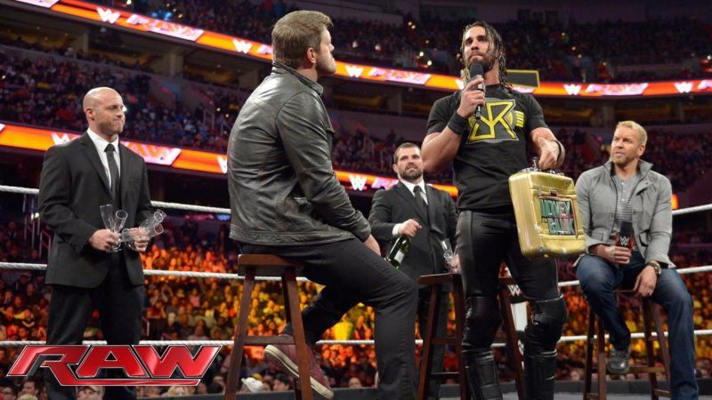 Edge and  Seth Rollins