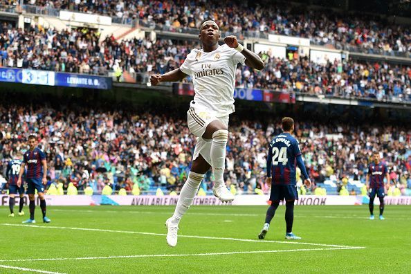 In and out of the starting XI for Real Madrid, Vinicius is making an impact