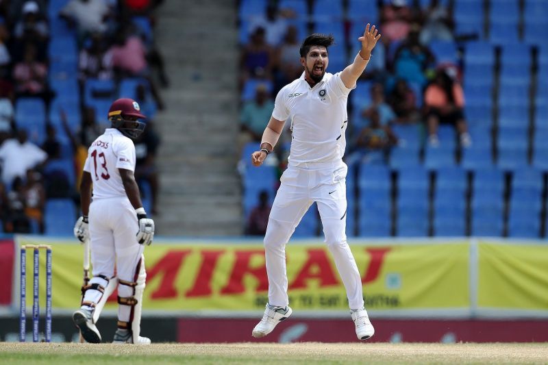 West Indies vs India, 1st test at Antigua. Ishant picked his 9th 5-wicket haul