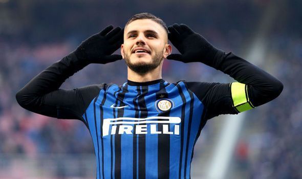 Mauro Icardi for Inter Milan