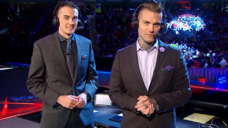 Vic Joseph and Corey Graves