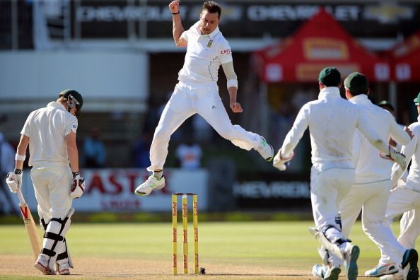 Dale Steyn was at his brutal best, picking up 4 wickets to seal the victory