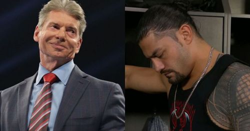 Vince McMahon and Roman Reigns.