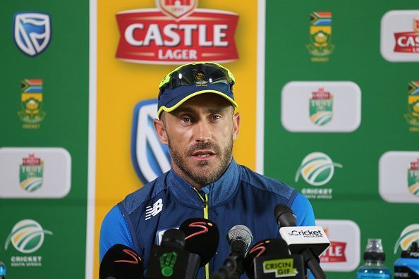 Faf du Plessis will lead South Africa in the 3 match Test series against India.