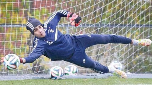 India goalkeeper Gurpreet Singh Sandhu.