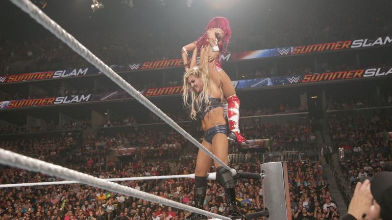 Charlotte Flair had defeated Sasha Banks to win the RAW Women&#039;s Championship at SummerSlam 2016