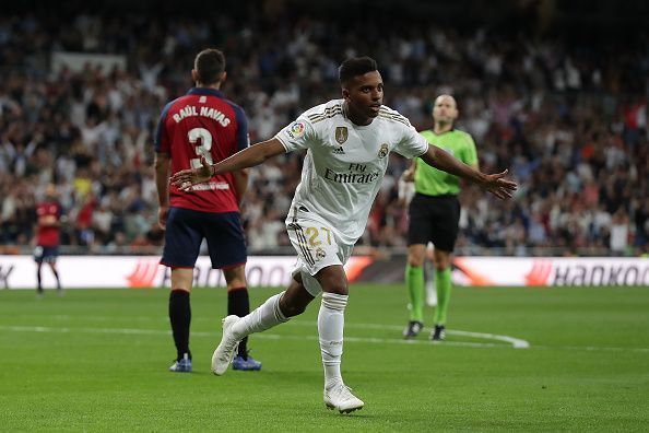 Rodrygo needed just 93 seconds to get off the mark