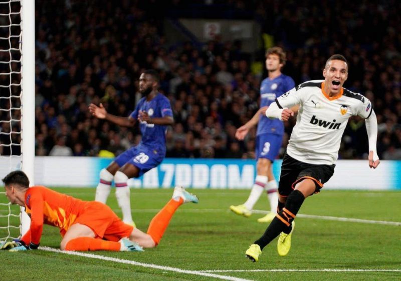 Rodrigo scoring from a set-piece last night.