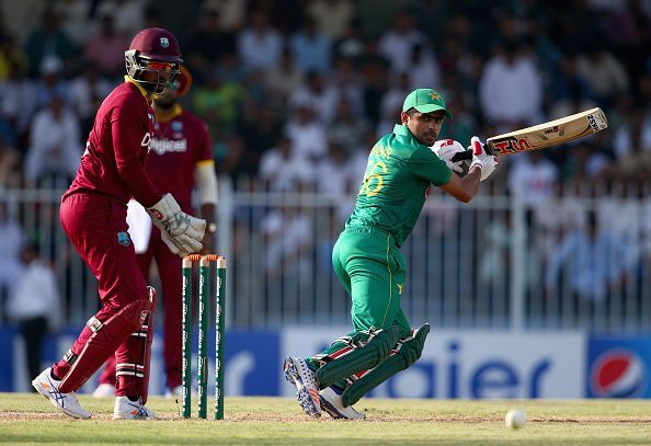 Babar Azam versus West Indies in UAE