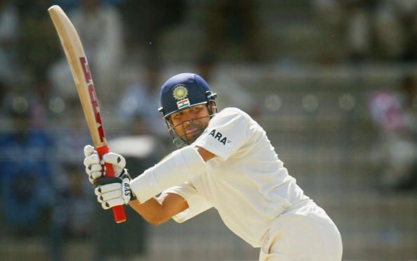 Sachin Tendulkar in action during the Multan Test