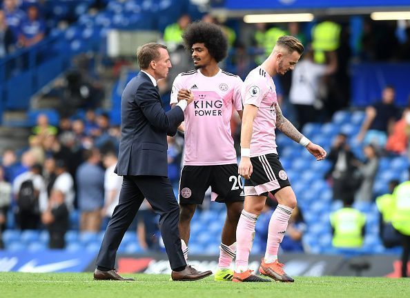 Choudhury and Maddison after Leicester&#039;s 1-1 away draw against Chelsea last month