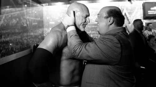 Goldberg and Paul Heyman.