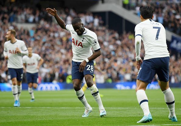 Tanguy Ndombele scored Tottenham&#039;s opener and was outstanding in the first half