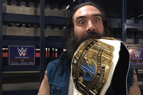 Luke Harper at the WWE Intercontinental Champion