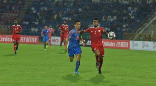 Two late goals from Oman's Al-Mandhar swung the game in their favour