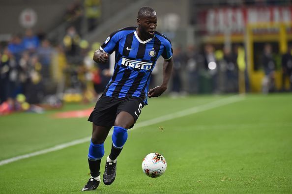 Romelu Lukaku scored for Inter on his Milan derby debut