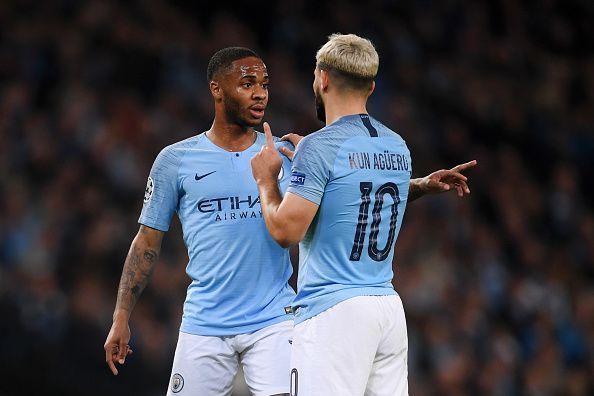 Manchester City superstars - Raheem Sterling and Sergio Aguero