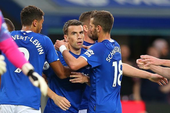 Coleman triggered an Everton fightback in the first half
