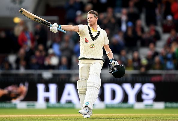 Steven Smith soaks in the applause after a magnificent double century.