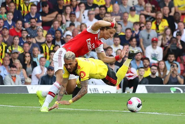 David Luiz has given away 2 penalties in 4 Arsenal appearances