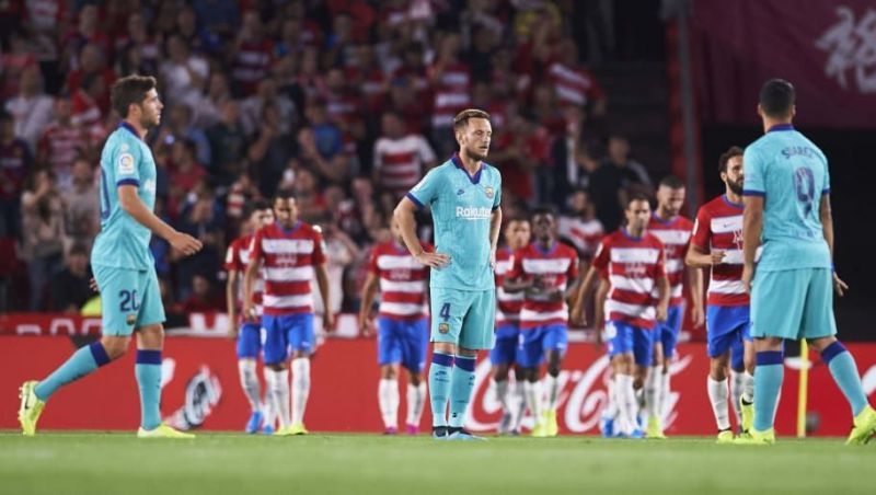 Barcelona&#039;s surprise 2-0 away defeat by Granada confines them to their worst top-flight start for 25 years