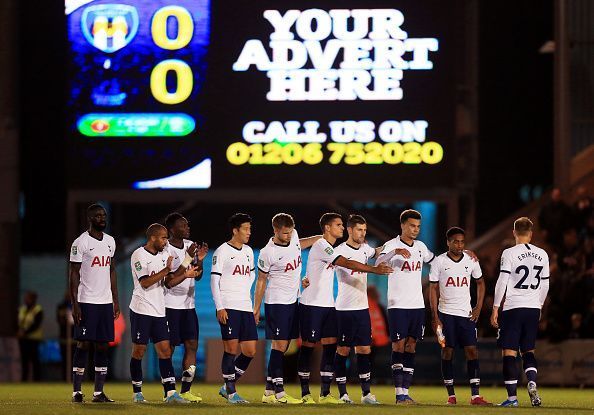 Colchester United v Tottenham Hotspur - Carabao Cup Third Round