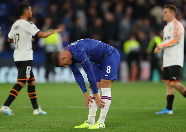 Barkley was unable to convert a penalty that would&#039;ve put Chelsea level with Valencia