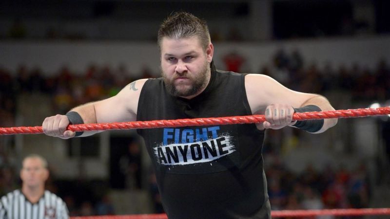 Kevin Owens during an episode of WWE Raw.