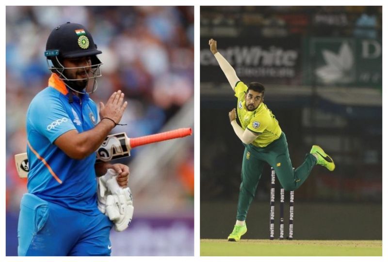 Will Rishabh Pant (L) find his form again or will spinner Tabraiz Shamsi (R) continue his good form?