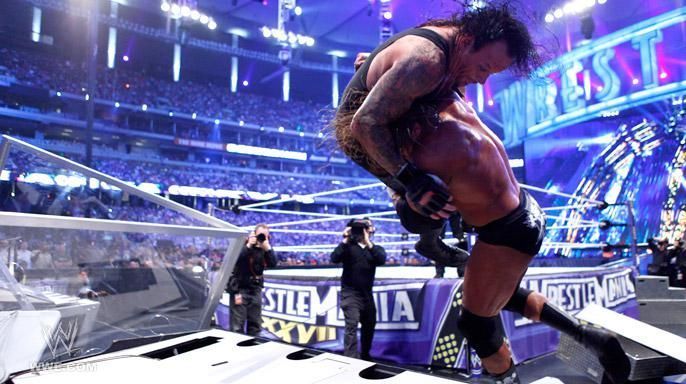 The Undertaker could not make it out of the arena &#039;under his own power&#039;.