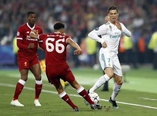 Trent Alexander-Arnold during Liverpool&#039;s clash with Real Madrid