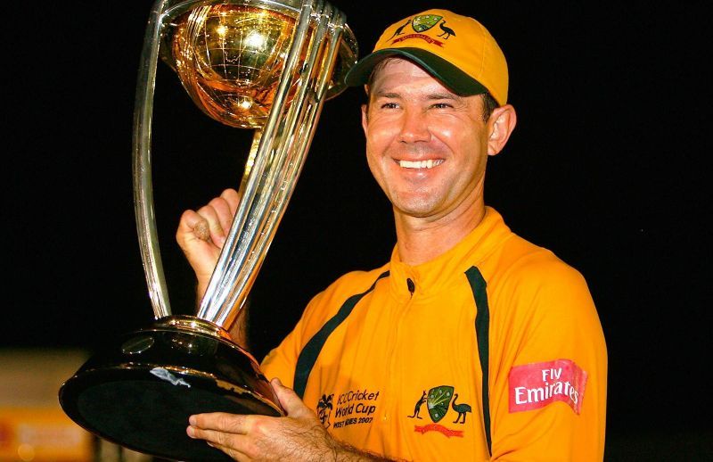 Ponting led Australia to the 2003 and 2007 World Cup titles.