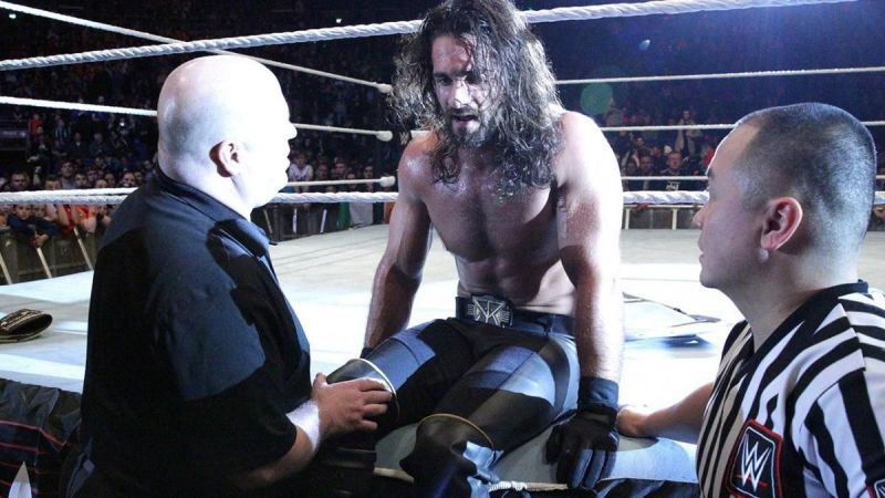 Seth Rollins had a knee injury for a while